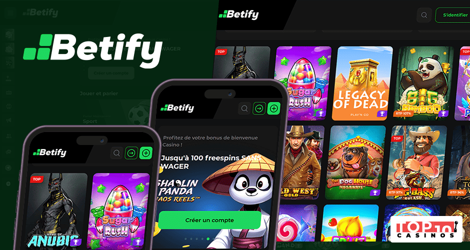 Betify Casino est accessible depuis iOS et Android