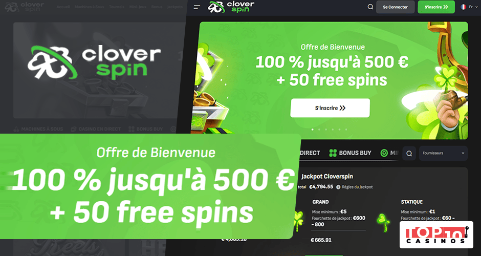 Bonus, promotions et programme VIP du casino en ligne Cloverspin