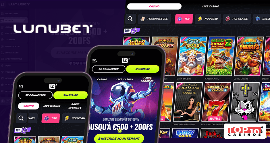 Comment jouer à Lunubet Casino sur iOS et sur Android