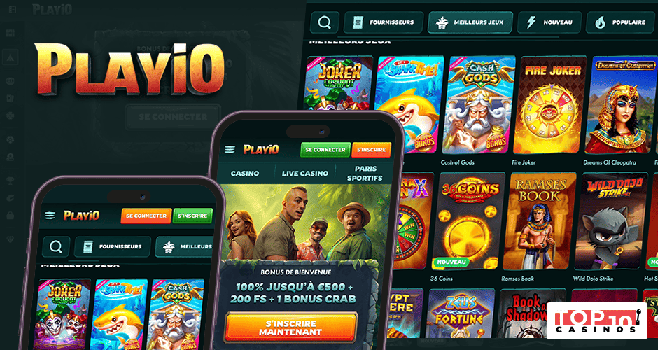 Jouez depuis mobile sur Playio Casino