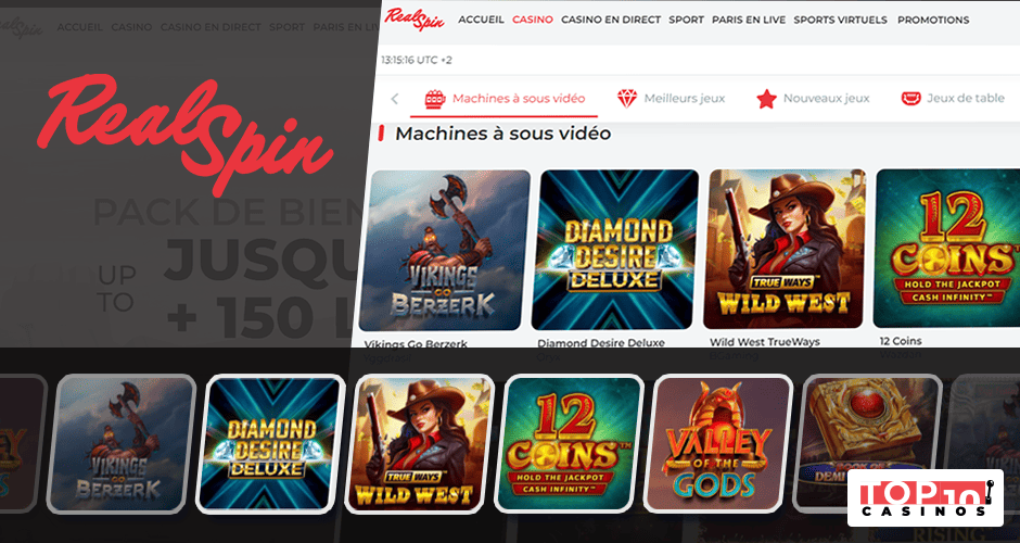 +6000 jeux issus de +40 développeurs disponibles sur le casino