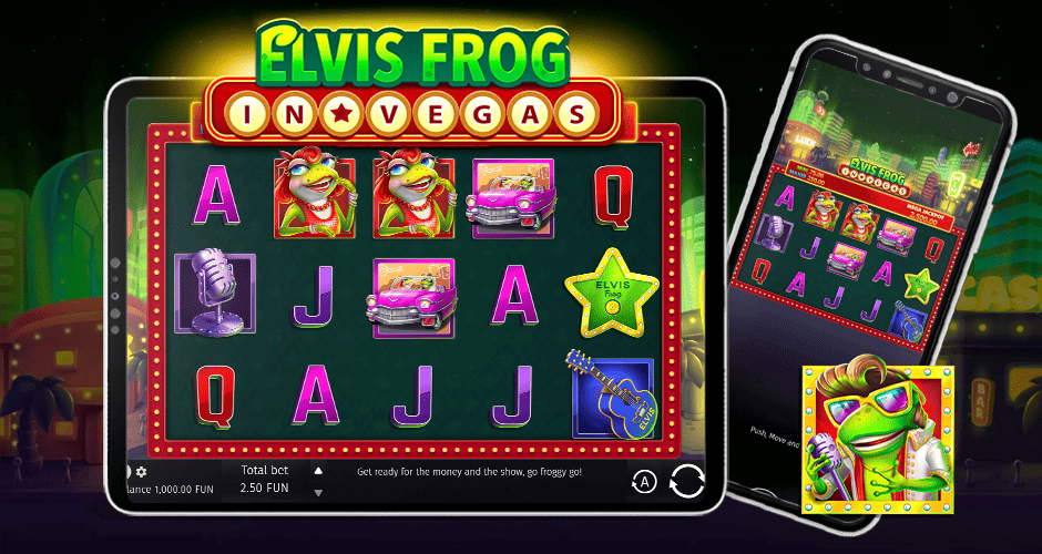 Elvis Frog in Vegas