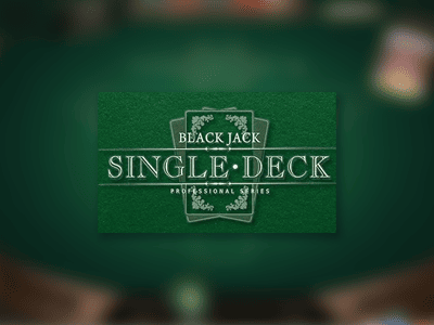 Single Deck Blackjack