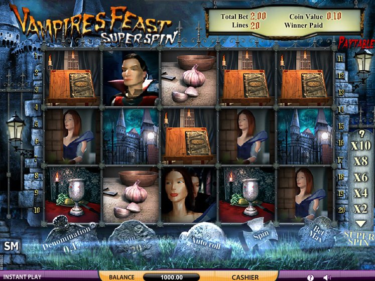 Vampires Feast Super Spin