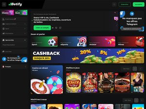 Betify Casino website