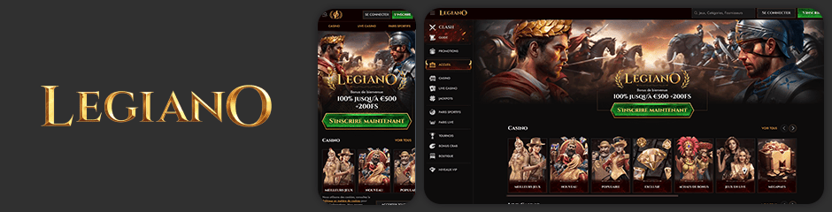 bonus de legiano casino