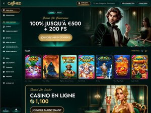 Cashed Casino website