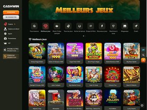 CashWin Casino games