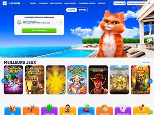 Cazimbo Casino website