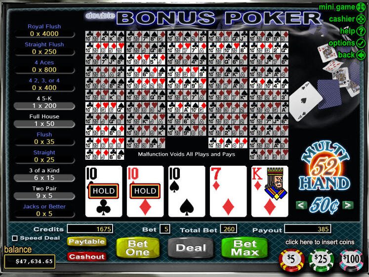 Double Double Bonus Poker