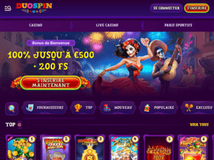 Duospin Casino website