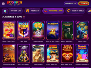 Duospin Casino games