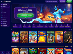 GeniePlay Casino website