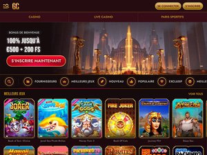 Grand Club Casino website