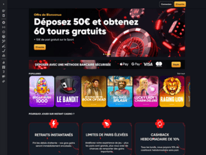 Instant Casino website