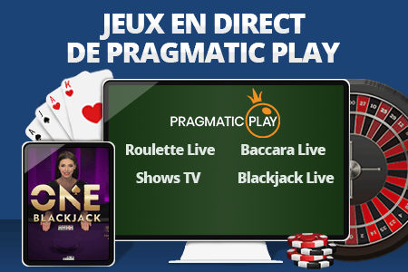 jeux en direct pragmatic play