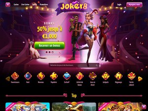 Joker8 Casino website