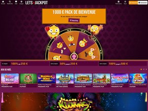 LetsJackpot Casino website