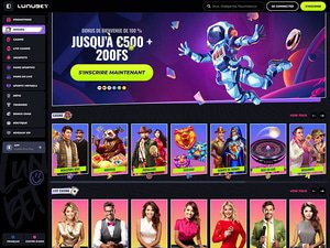 LunuBet Casino website