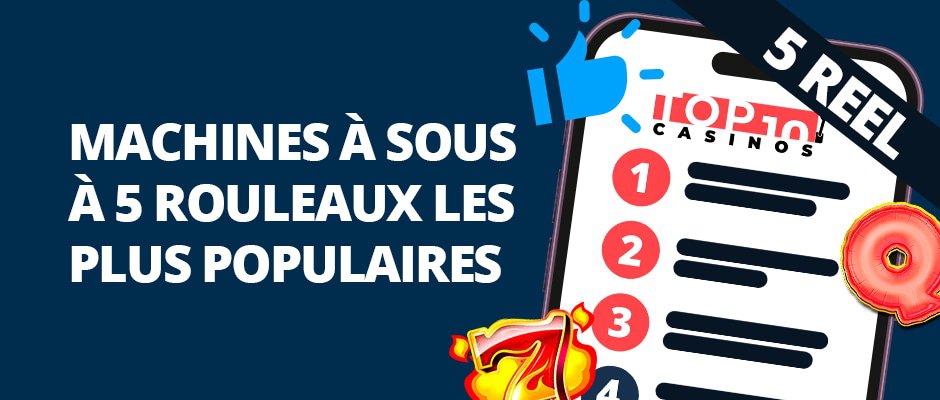 machines à sous à 5 rouleaux les plus populaires