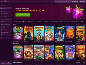 Malina Casino website