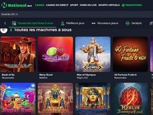 NationalBet Casino games