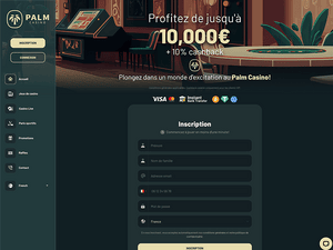 Palm Casino website