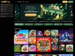 Plazaplay Casino website