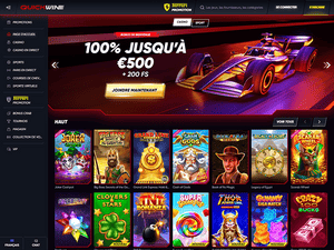 QuickWin Casino website