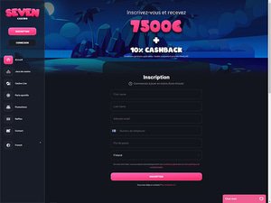 Seven Casino website