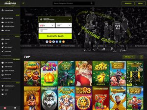 Sportuna Casino website