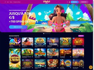 Tahiti Casino website