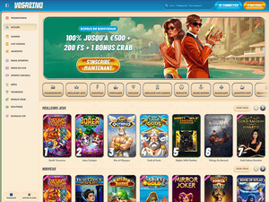 Vegasino Casino website