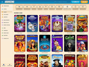 Vegasino Casino games