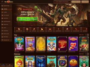 Wildrobin Casino website