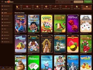 Wildrobin Casino games