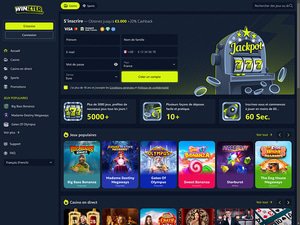 Winzter Casino website