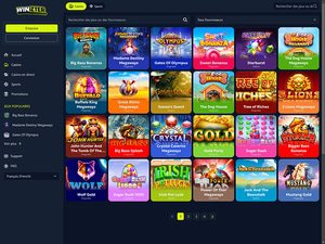 Winzter Casino games