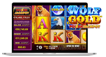 machines a sous wolf gold power jackpot