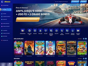 Wonaco Casino website