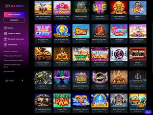 X7 Casino games